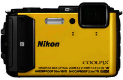 Nikon Coolpix AW130 16MP Compact System Camera - Yellow